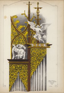 Detail der Orgel in der Kirche St. Marien, Lübeck, Deutschland