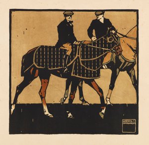 Aus dem Portfolio Turf. Zwölf Pferderennbilder von Ludwig Hohlwein