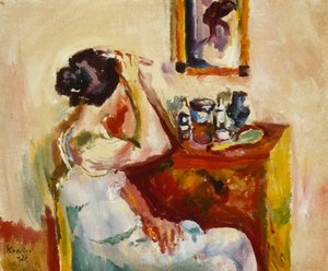Morgentoilette; Morgenvask, 1921 von Ludvik Peter Karsten