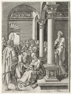 Die Anbetung der Könige, 1516 von Ludwig Krug
