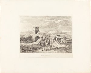 Ponte Salaro von Ludwig Richter