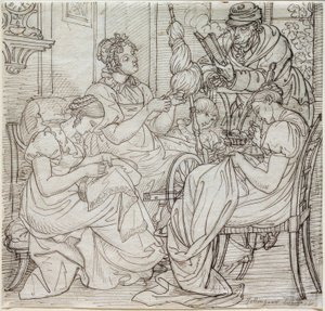 Familie Hottinger von Ludwig Vogel