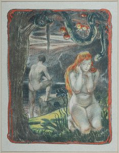 Adam und Eva von Ludwig von Hofmann