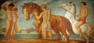 Reiter am Meer