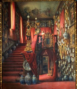 Die Treppe des Hauses von Baron Alexander von Stieglitz in Sankt Petersburg