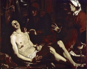 Der heilige Sebastian wird von den heiligen Frauen geheilt von Luigi Miradori