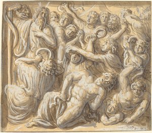 Moses und die eherne Schlange von Luigi Ademollo