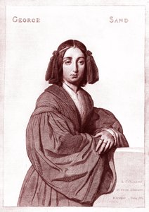 George Sand (1804-1876) von Luigi Calamatta