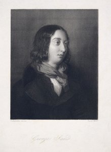Porträt von George Sand, veröffentlicht 1837 von Luigi Calamatta
