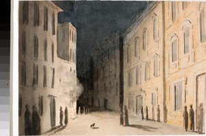 Perspektive der Strada Nuovissima in Genua von Luigi Garibbo