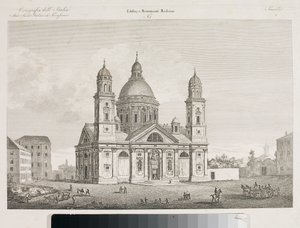 Ansicht der Basilika Santa Maria Assunta di Carignano in Genua