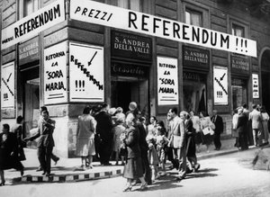 Verkaufspreise für das Referendum von Luigi Leoni