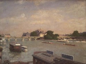 Die Île de la Cité, Paris von Luigi Loir