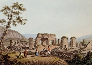 Überreste des Tempels der Diana in Ephesus