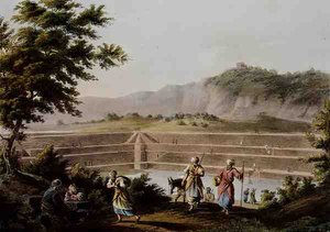 Reservoir des versiegelten Brunnens, in der Nähe von Bethlehem, aus 