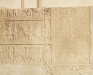 Prozession auf der Fassade der Großen Treppe, 1858