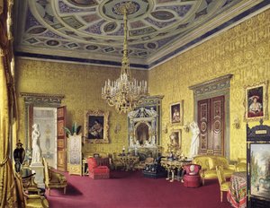 Der Lyons-Saal im Katharinenpalast in Zarskoje Selo, 1859 von Luigi Premazzi