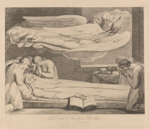 Der Tod des guten alten Mannes von Luigi Schiavonetti