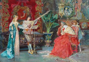 Ein musikalisches Zwischenspiel, 1881 von Luis Alvarez Catalá
