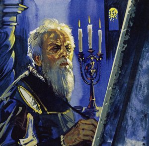 Im Alter von 75 Jahren litt Tizian an nachlassendem Sehvermögen von Luis Arcas Brauner