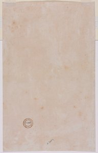 Architektonischer Plan verso von Luzio Romano