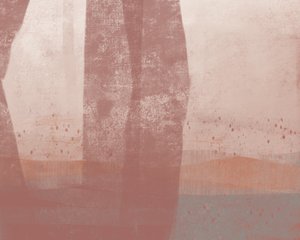 Staubiger Horizont Abstrakt