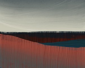 Ruhiger Abstrakter Horizont von MANSI SAXENA