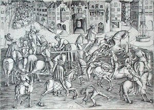 Das Turnier, ca. 1500 von MZ Master