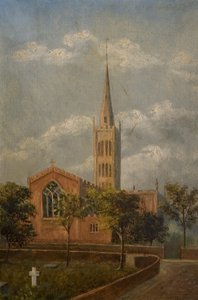 Holy Trinity Church und Kirchhof, Coventry, ca. 1900