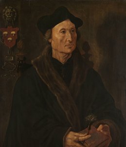 Porträt von Johannes Colmannus, Rektor des Klosters St. Agatha in Delft