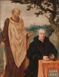 Sibylla Erythrea (linker Flügel eines Triptychons: der Stifter Matelief Dammasz. und St. Paulus (Vorderseite) und die erythräische Sibylle (Rückseite))