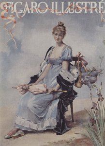 Maiblumen. Titelbild von Le Figaro Illustre, Mai 1894