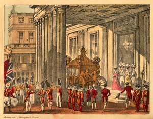 Ihre Majestät verlässt den Buckingham Palace