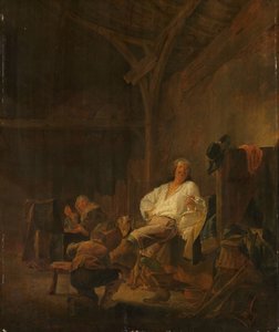 Ein Offizier in einquartierten Quartieren von Maerten Stoop