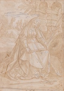 Heilige Justine, 1584 von Maerten Vos de