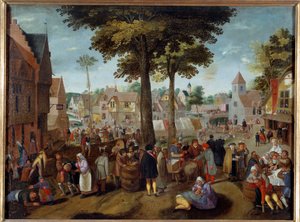 Flämisches Fest von Maerten van Cleve