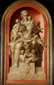 Caritas (Grisaille, Eiche)