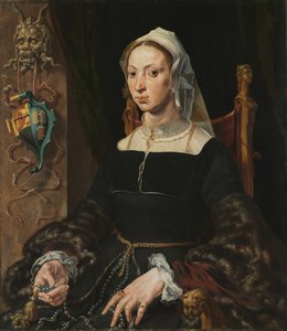 Porträt von Machtelt Suijs, um 1540-1545 von Maerten van Heemskerck