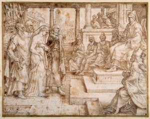 Susanna von den Ältesten beschuldigt von Maerten van Heemskerck