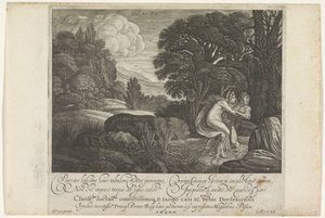Salmacis und Hermaphroditus von Magdalena van de Passe