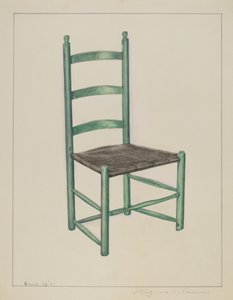 Leiterstuhl - Genannt Rüttelstuhl, ca. 1936