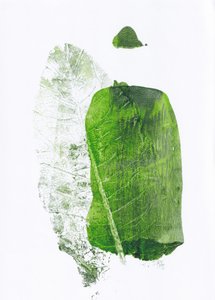 Botanische Grüne Formen von Maira Ribena