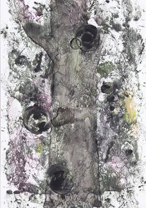 Dunkler abstrakter Baum