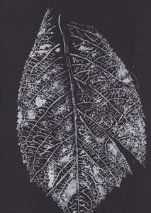 Monochromes Blattmuster