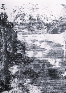 Monochrome Flussreflexion