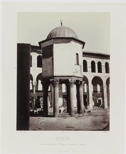 Ansicht der kleinen Kuppel der großen Moschee in Damaskus (Syrien) von Maison Bonfils