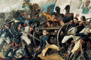 Spanischer Unabhängigkeitskrieg (1808-1814) die Bevölkerung erhebt sich gegen die französische Besatzung durch Napoleon I. (Detail)
