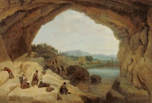 Hinterhalt einer Gruppe von Banditen in der Cueva del Gato, 1869, Museo Carmen Thyssen, Malaga