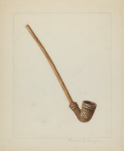 Pfeife, ca. 1938 von Manuel G. Runyan