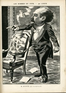 Illustration von Manuel Luque (1854-1919) in La Caricature (1880)